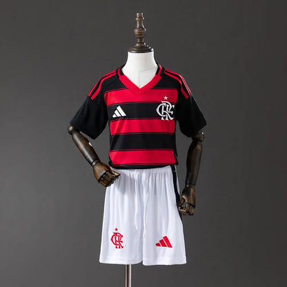 Conjunto infantil Flamengo 2025/26 Home