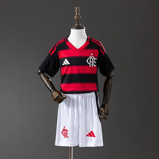 Conjunto infantil Flamengo 2025/26 Home