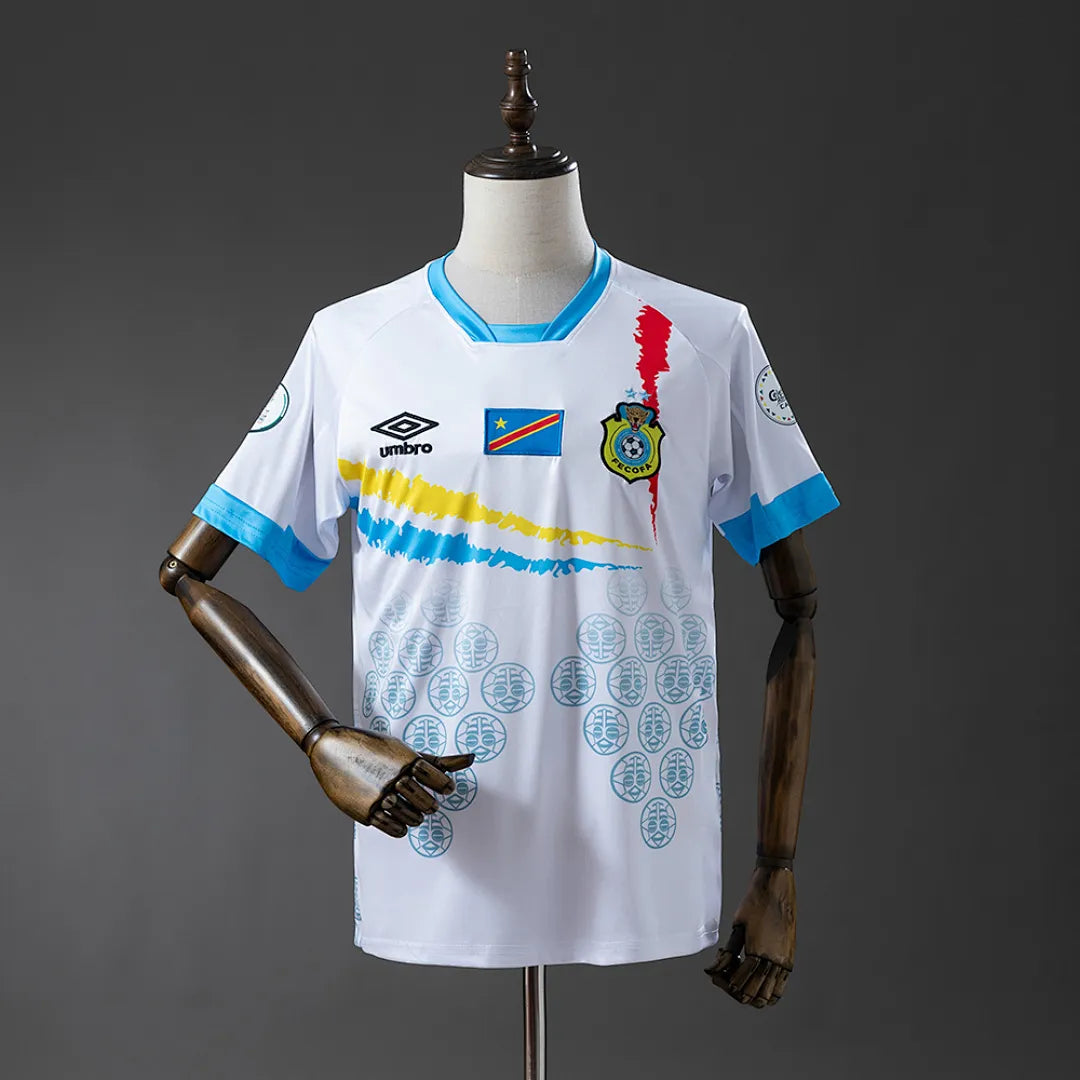 Congo 2026 White and Blue Camisola