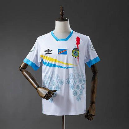 Congo 2026 White and Blue Camisola