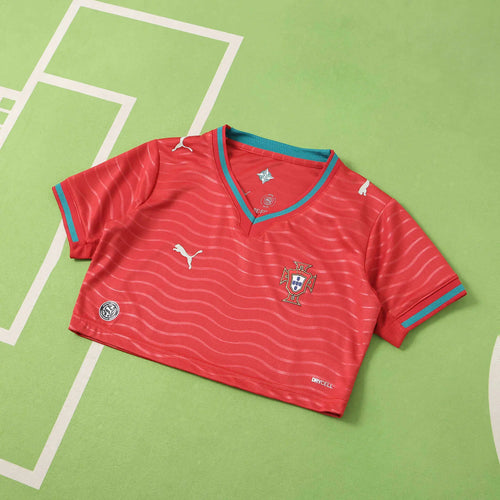 Camisola de Portugal 2025/26 Home  - Cropped Woman