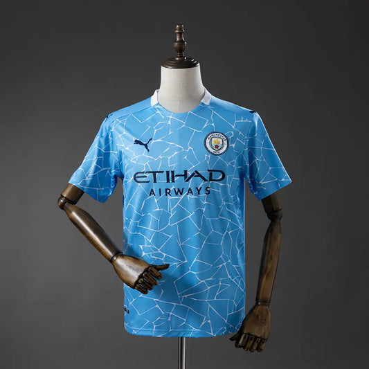 Camisola Manchester City 2020/21 Home - Retrô