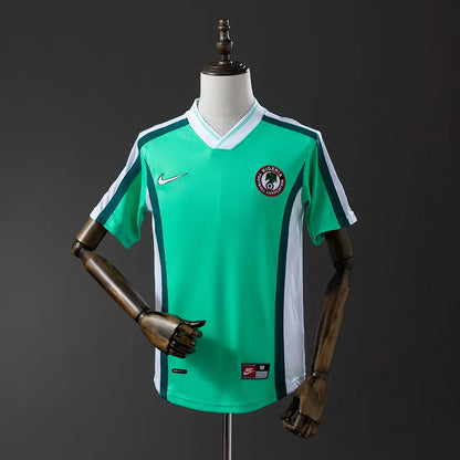 Camisola Nigéria 1998 Home - Retrô