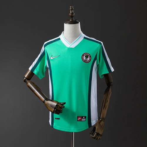 Camisola Nigéria 1998 Home - Retrô