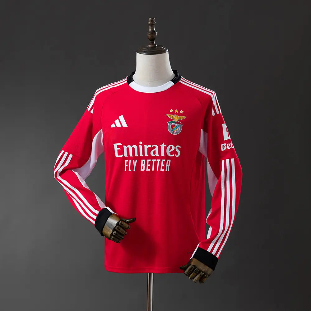 Camisola Benfica 2025/26 - Retrô Long Sleeve