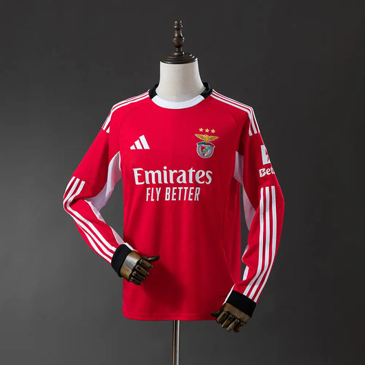 Camisola Benfica 2025/26 - Retrô Long Sleeve