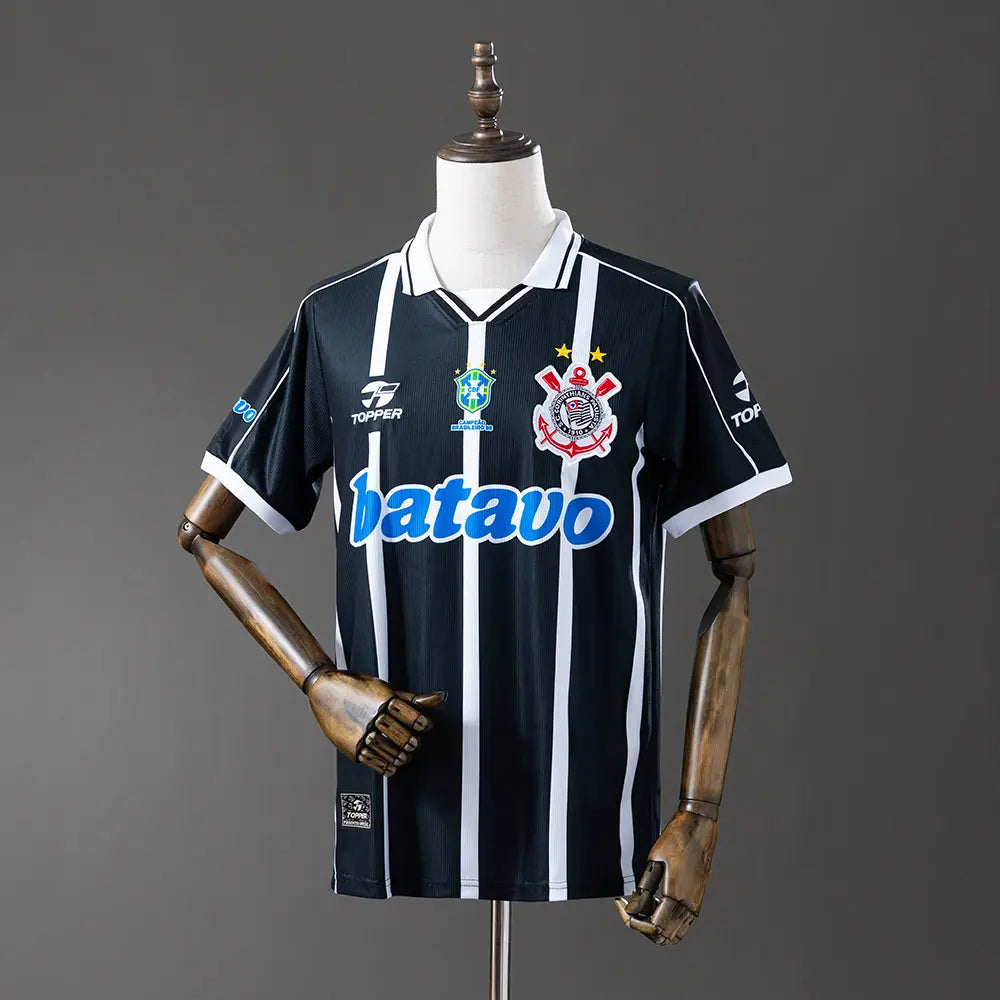 Camisola Corinthians 1999 Away - Retrô