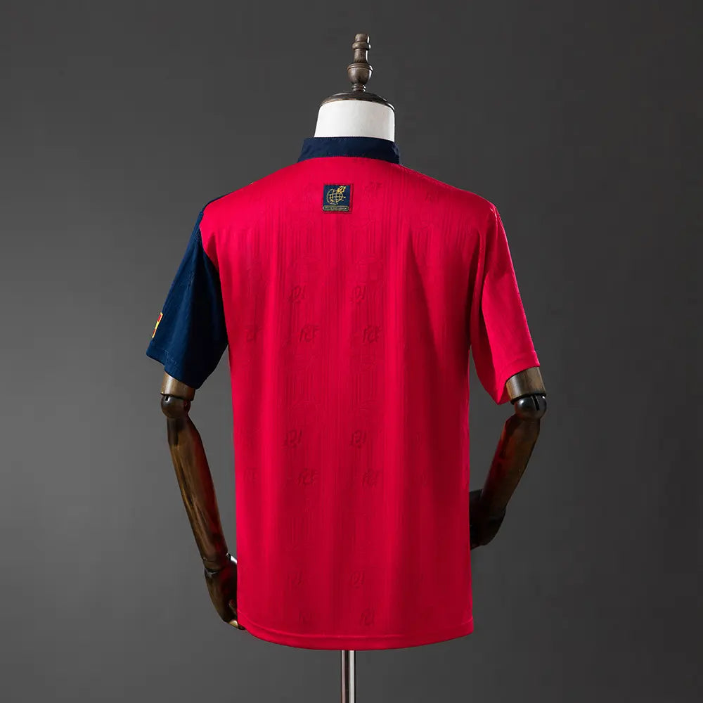 Camisola da Espanha 1996 Home - Retrô