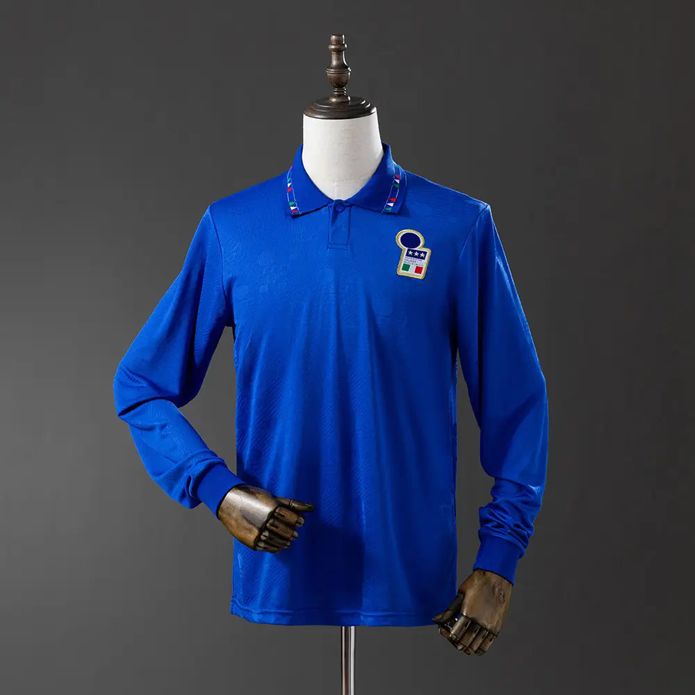 Camisola da Itália Retrô 1994 - Retrô Long Sleeve