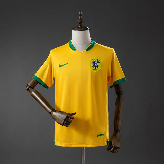 Camisola do Brasil 2018 Home - Retrô