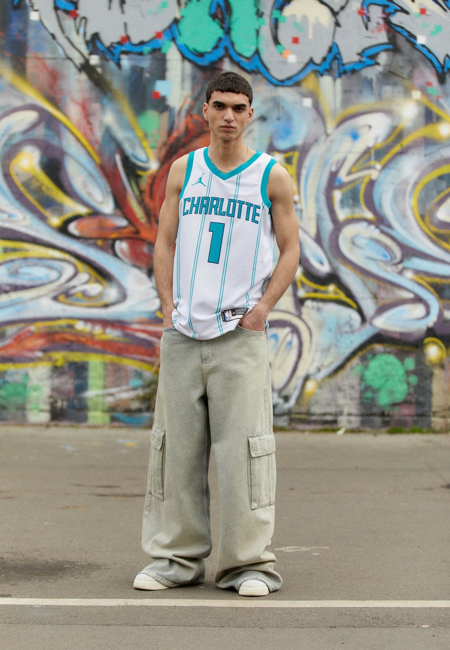 Mouwloos Shirt NBA Charlotte Hornets
