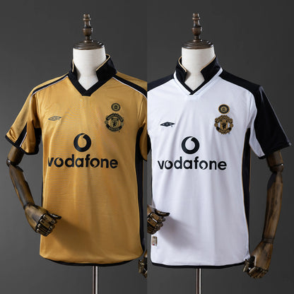 Camisola Manchester U. 2001/02 100th Anniversary - Dupla Retrô