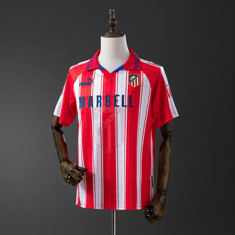 Camisola Atlético Madrid 95 Home - Retrô
