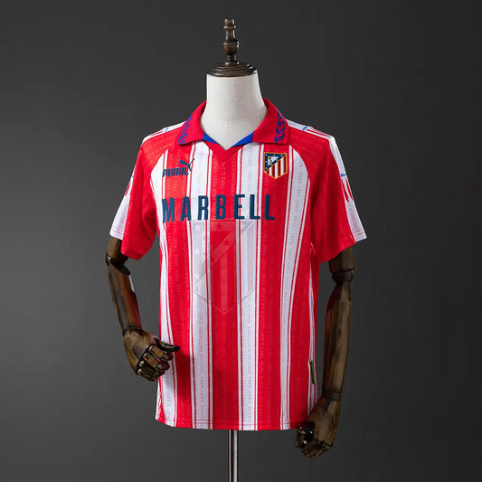 Camisola Atlético Madrid 95 Home - Retrô