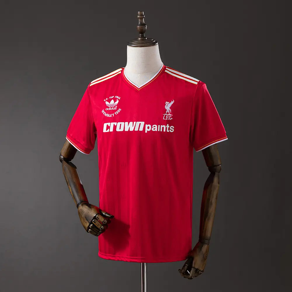 Camisola Liverpool 1986 Home - Retrô